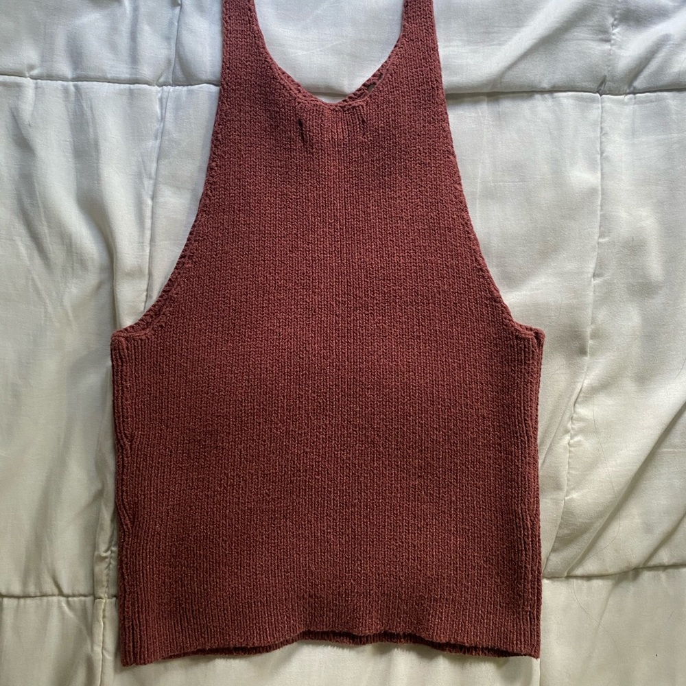 Pink Knit Tank - Picture 3 of 5